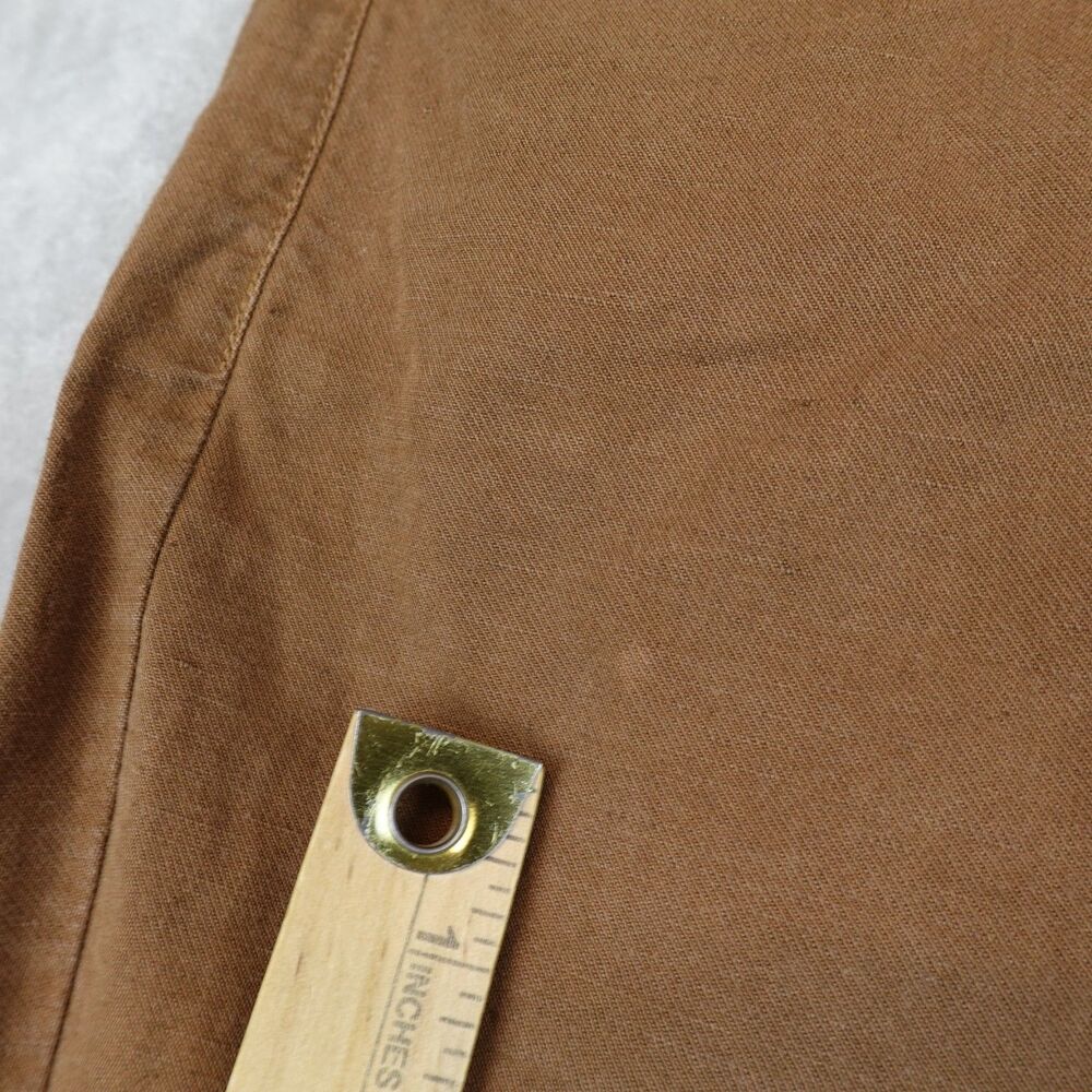 Eileen Fisher Wide Leg Pants Womens M Tan Khaki Straight Trousers - Picture 6 of 11
